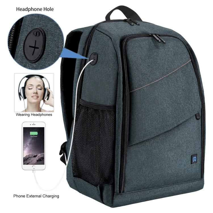 PULUZ Camera Bag Multi Function Outdoor Waterproof Scratch Proof Digital Camera Shoulder Backpack Rain Proof Camera Storage Bag-7