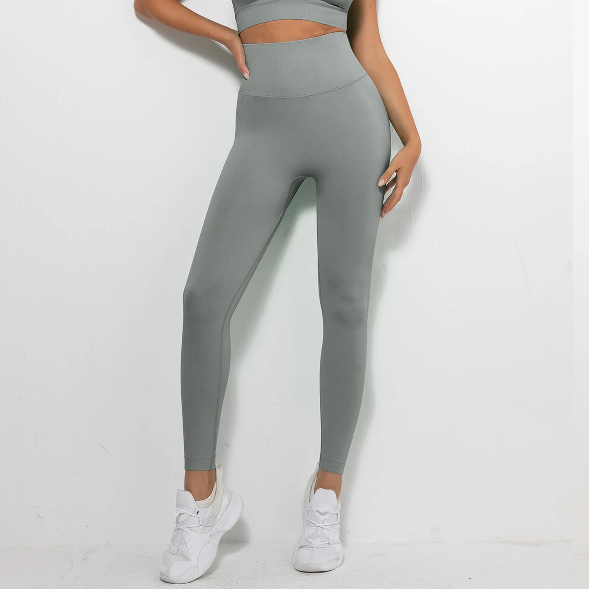 Customized High Waist Seamless Scrunch Butt Sports Tights for Women Gym Yoga Fitness Leggings Elastic Waist TikTok Trending-25