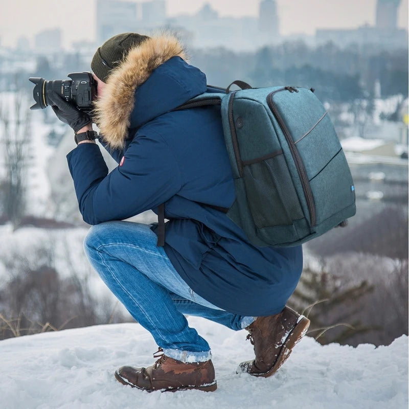 PULUZ Camera Bag Multi Function Outdoor Waterproof Scratch Proof Digital Camera Shoulder Backpack Rain Proof Camera Storage Bag-6
