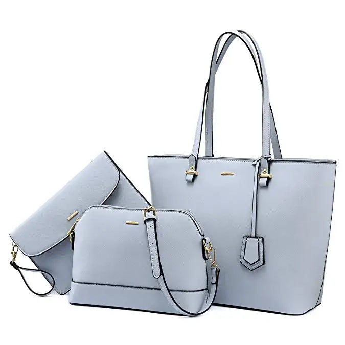 LOVEVOOK 2023 Designer PU Leather Ladies Shoulder Hand Bag 3 Pcs Luxury Purse and Handbags Set Large Cute Women Tote Bags-27