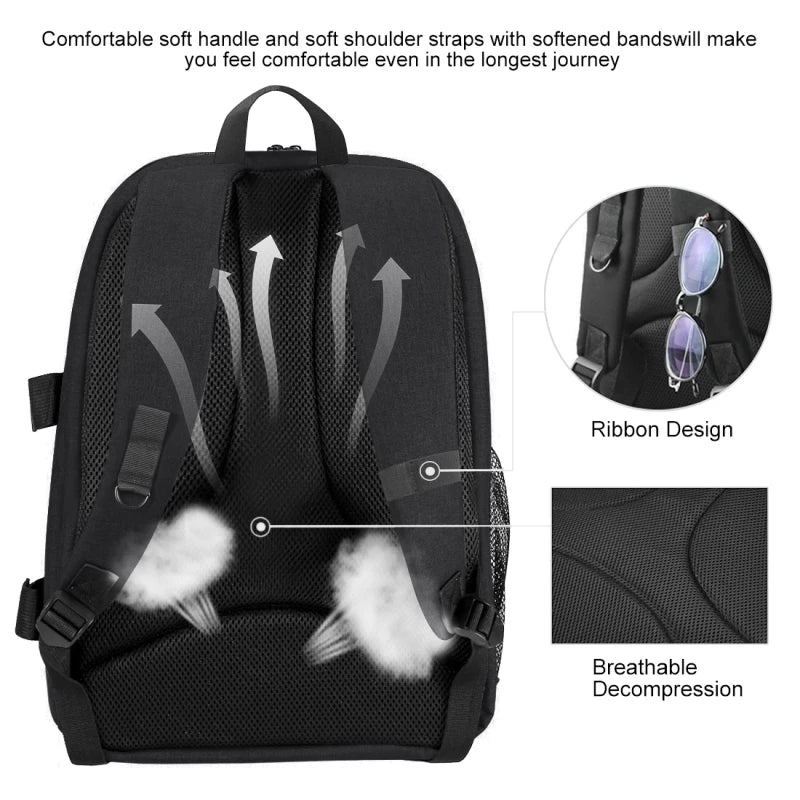 PULUZ Camera Bag Multi Function Outdoor Waterproof Scratch Proof Digital Camera Shoulder Backpack Rain Proof Camera Storage Bag-3