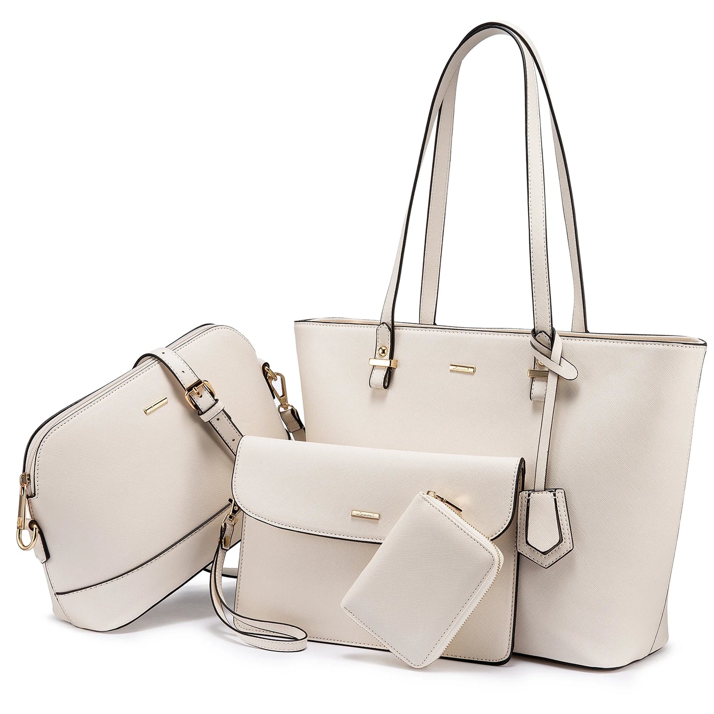 LOVEVOOK 2023 Designer PU Leather Ladies Shoulder Hand Bag 3 Pcs Luxury Purse and Handbags Set Large Cute Women Tote Bags-15