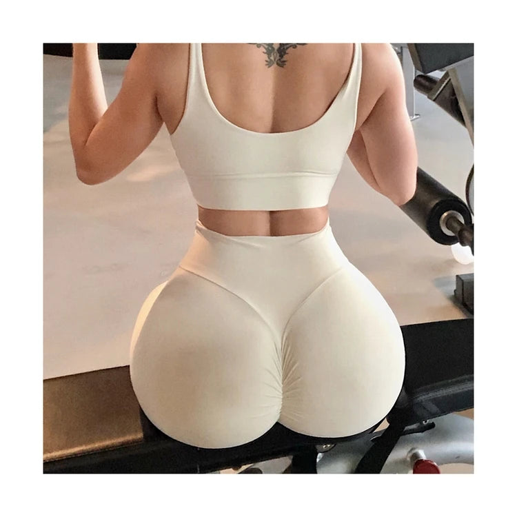 Scrunch Butt Lift Workout Leggings High Quality Naked-Feel Tummy Control Yoga Pant Female High Waist Gym V Shape Leggings-1
