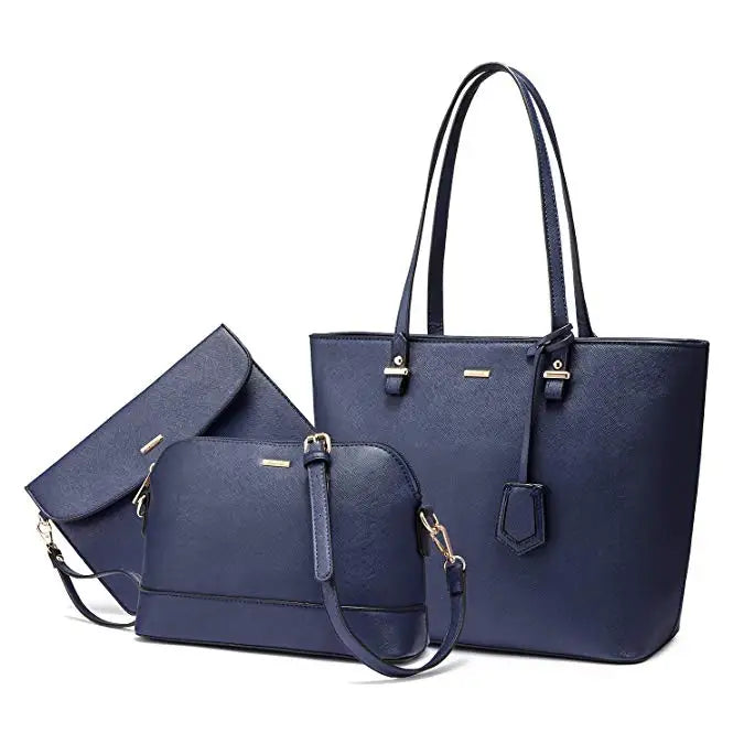 LOVEVOOK 2023 Designer PU Leather Ladies Shoulder Hand Bag 3 Pcs Luxury Purse and Handbags Set Large Cute Women Tote Bags-44