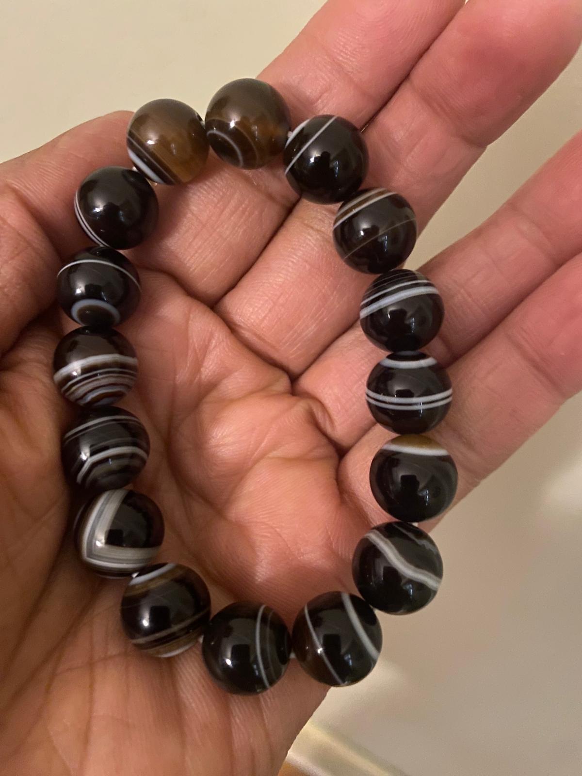 Sulemani Hakik Bracelet (10 mm Beads)