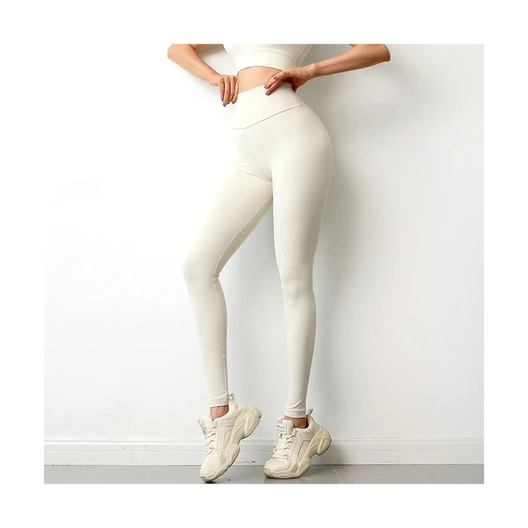 Scrunch Butt Lift Workout Leggings High Quality Naked-Feel Tummy Control Yoga Pant Female High Waist Gym V Shape Leggings-2